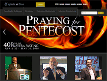 Tablet Screenshot of churchofgod.org.es